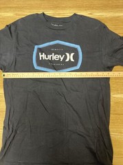 Camiseta Para Hombre Hurley De Manga Corta 100% Algodón Con Logo Estampado