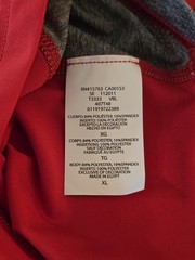 Champion Mens Double Dry Performance T-Shirt Red Short Sleeve Crewneck XL NWT