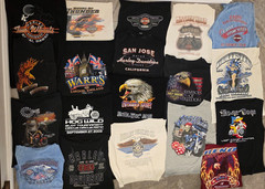 *read* Harley Davidson fabric Lot Mens Shirt fabric 2000s Motorcycle eagle
