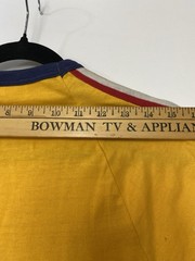 Vintage 70s Beatles M 38-40 Ringer T Healthknit T-shirt Yellow Stripes