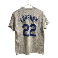 Majestic Los Angeles Dodgers WordMark Gray Tee Size M