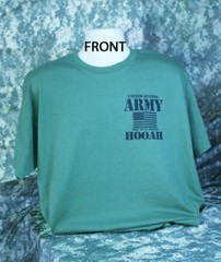 United States Army Hooah Flag T-Shirt Military Patriotic US USA New Cool Gift
