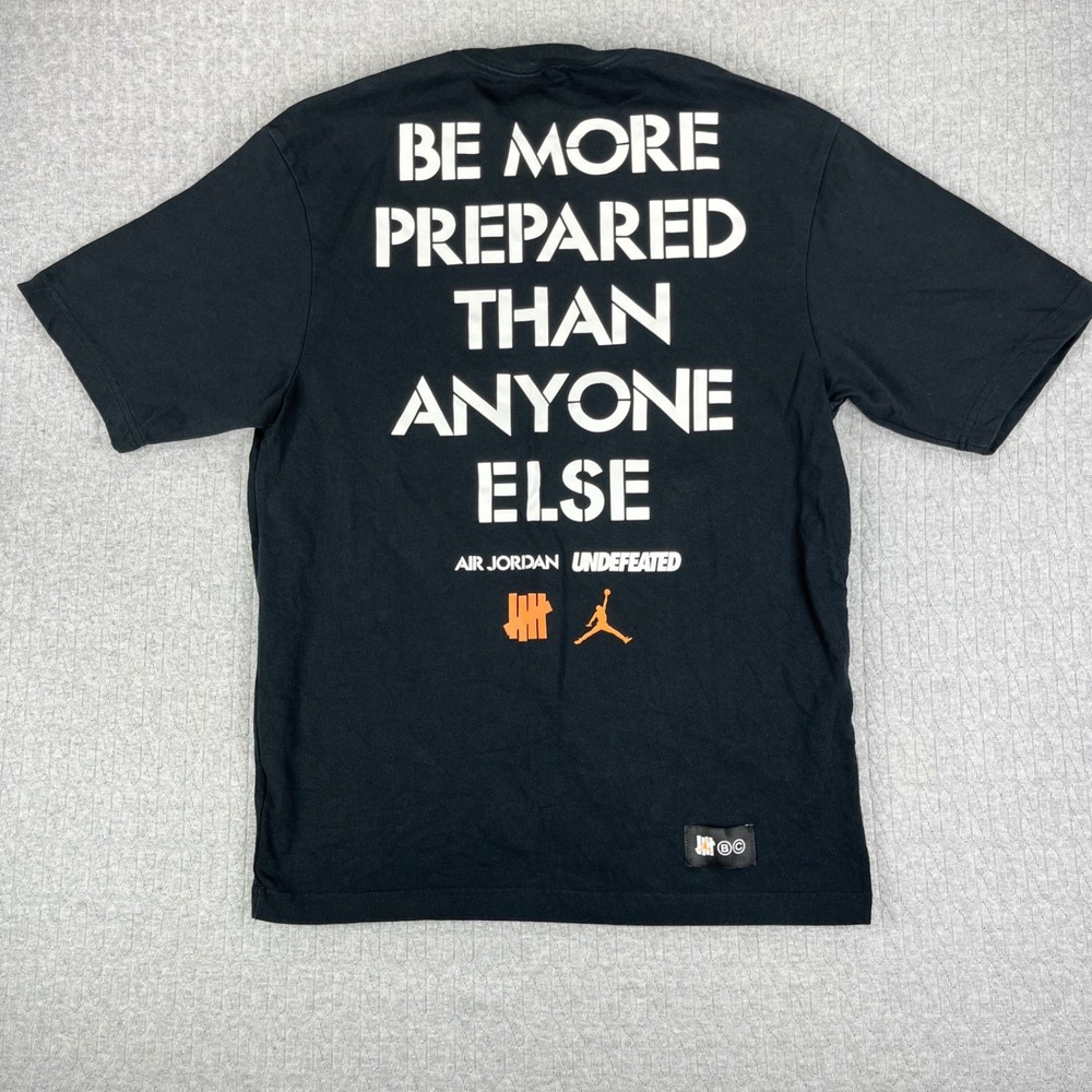 New Michael Air Jordan Undefeated T-Shirt Men S Black Jumpman NBA Basketball