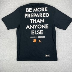 New Michael Air Jordan Undefeated T-Shirt Men S Black Jumpman NBA Basketball