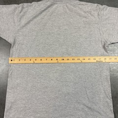 ET Surf T Shirt Youth Large Gray Grunge Punk Beach Preowned