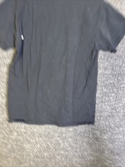 Brisco Brands Men’s Size Medium 100% Cotton Plain Black Nashville Graphics Tee