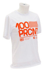 100 Percent Men’s S White Graphic Short Sleeve Tee T Shirt