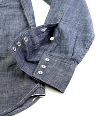 Lee 101 ’50s Western Shirt Men’s Size M Kaihara Japanese Selvedge Denim 7 oz.