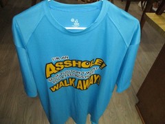 Badger Sport Graphic T-Shirt Men’s Humorous I’m An A$$hole,Size Large