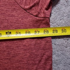Under Armour The Tech Tee Training Shirt Men 4XL Red Heather Short Sleeve Active