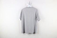 Vintage Asics Mens Size Medium Spell Out Block Letter Short Sleeve T-Shirt Gray