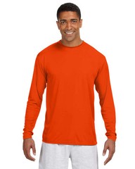 A4 N3165 Mens Cooling Performance T Shirt Long Sleeve Moisture Wicking T-Shirt