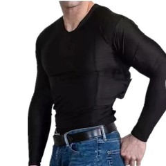 Concealment Clothes Men’S Crew Neck Undercover- Concealed Holster Carry Tops :)