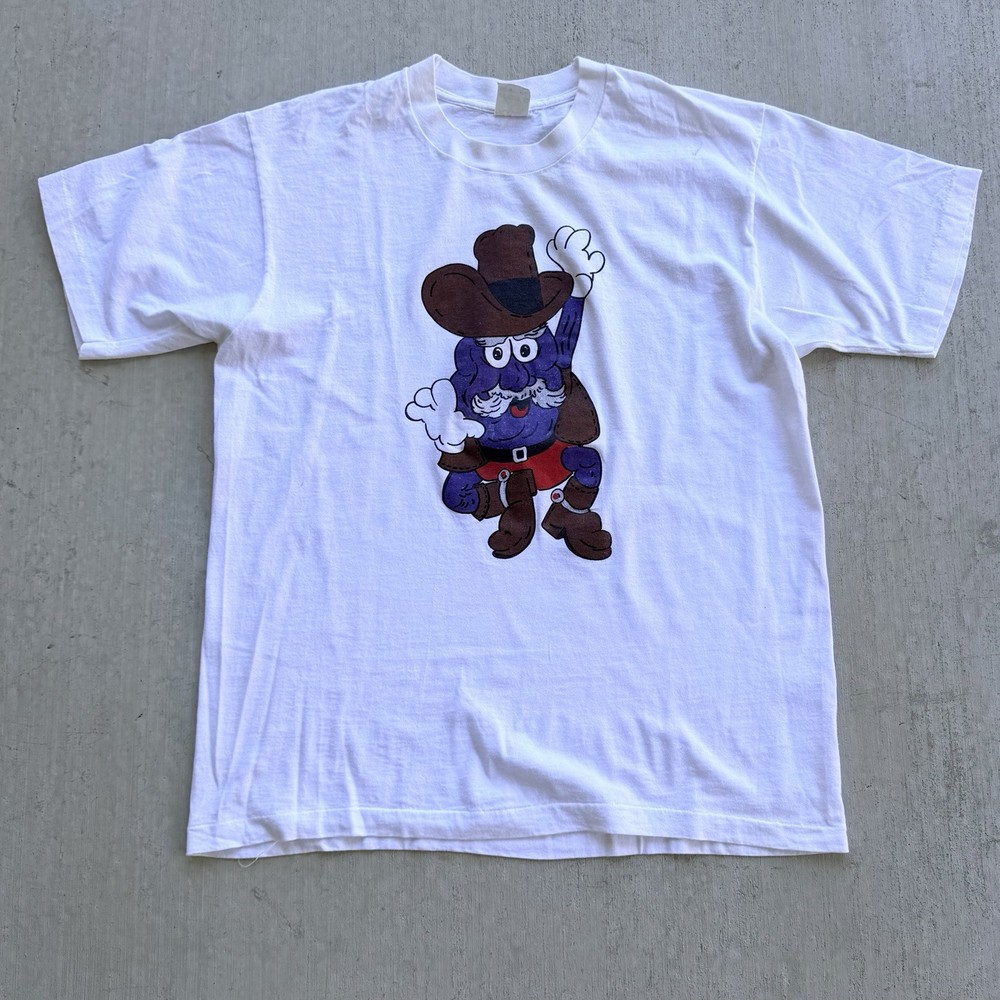 Vintage California Raisins T Shirt 90s Single Stitch Cowboy XL