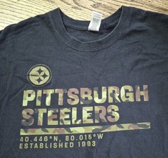 Lot Of 3 Mens Tee Shirts Various Brands One Pittsburgh Steelers All Sz 2XL AK16