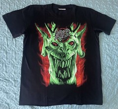 SLAYER Rock Band T-Shirt 100 % Cotton, Med19x26 in. Thailand, The Roxx, Excllnt