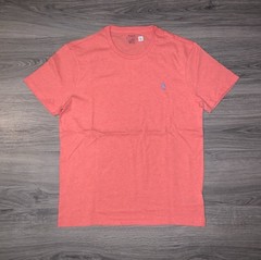 Polo Ralph Lauren T Shirt Custom Slim Fit Short Sleeve Salmon Red Men’s Size M