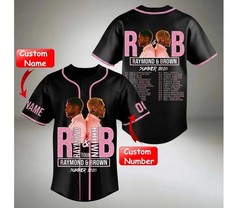 Custom Usher And Chris Brown 2026 Concert Baseball Jersey, The R&B Tour Shirt