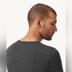 On Running Men’s Comfort Long T Black Long Sleeve Wool Blend M Gym Base Layer