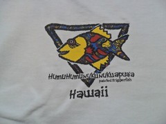 XL Trigger Fish Hawaii Two-Sided￼ Shirt