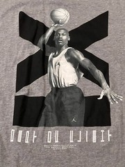 Nike Jordan Retro 11 XI Concord Gray Mens Large Jumpman Graphic Logo T Shirt