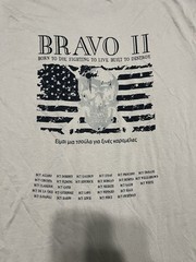 Grunt Style Graphic T Shirt Bravo 2 Men’s L Khaki USA American Skull NWOT (5)