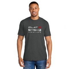 Flat-Six Engine Graphic T-Shirt – Boxer Engine Art Tee, Gift for Air-Cooled Fan
