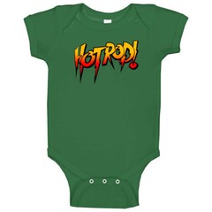 Hot Rod Rowdy Roddy Piper Retro Wrestling Baby One Piece
