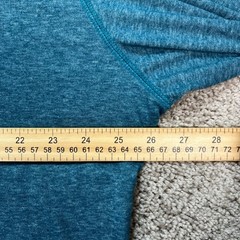 Columbia Pullover Mens XXL Teal Blue Heathered Long Sleeve Omni-Wick T-Shirt EUC
