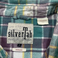 Vintage Levi’s Silver Tab Flannel Shirt Men’s Size Large Button Up Long Sleeve