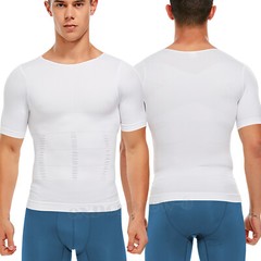 Fajas Para Hombres Faja Reductora De Hombre Men Tee Shaper Tummy Control T shirt