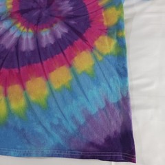 Gildan Tie Dye T Shirt Unisex Adult Small Rainbow Spiral Heavy Cotton New