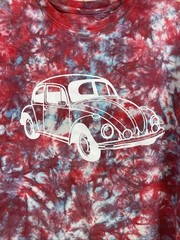 Volkswagen Beetle Print Tie-Dye T-Shirt by CTD Carolina Tye Dyes Men’s Size XL