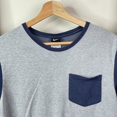 Nike Shirt Mens Medium Beige 2016-2017 France Sideline Pocket Short Sleeve
