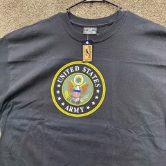 United States US Army Crest Logo T-Shirt Men’s XXL Black Steve & Barry’s NWT