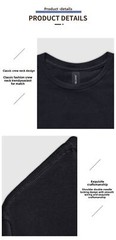 Custom Personalized Front & Back 150g/5.29oz Pure Cotton Short Sleeves T-shirt