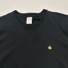Brooks Brothers Logo T-Shirt Black Size XL Cotton