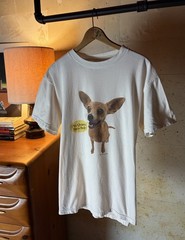 Vintage 90s Taco Bell Chihuahua Dog T-Shirt Yo Quiero Size L White