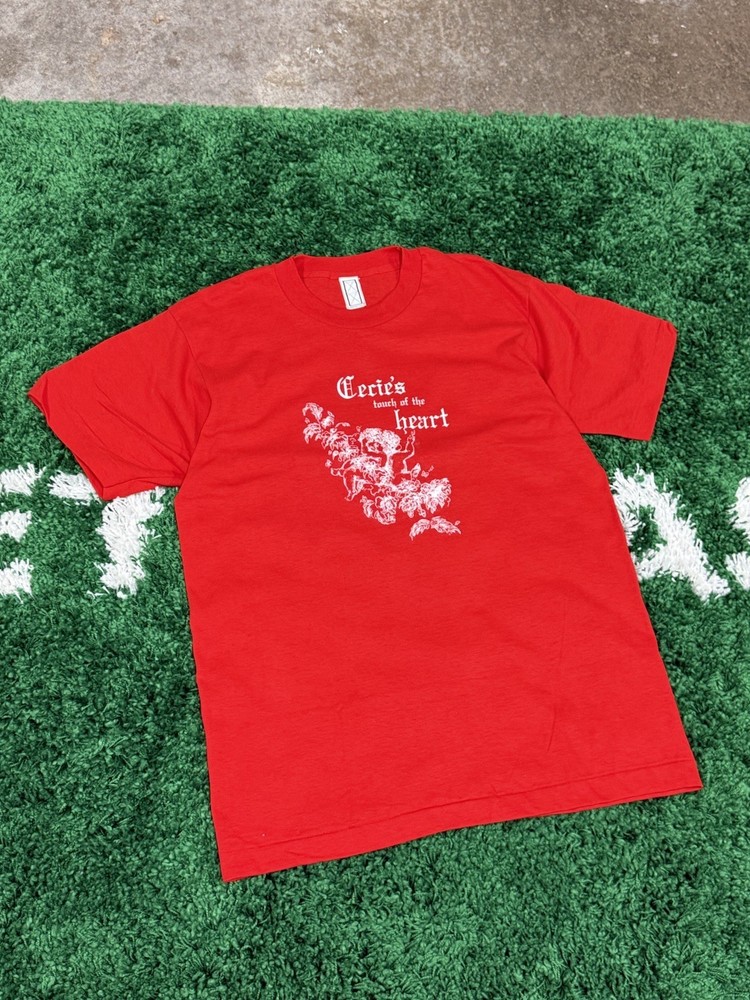 Vintage Angel Cherub Boutique Heart Shop Store Love Tee 90s