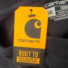 Carhartt Tee Shirt Men’s 5XL Blue Loose Fit Heavyweight Short Sleeve Workwear