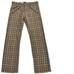 Paul Smith 90s Mixed Check Zipper Wool Pants S Beige Khaki Japan