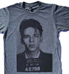 FRANK SINATRA MUGSHOT T-SHIRT $25 SMALL-3XL FREE SHIP OUTLAW GRAPHIC TEE NEW