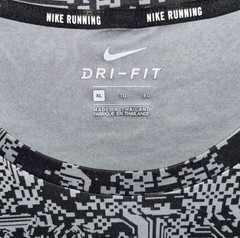 Nike Running Miler SS Dri-Fit Volt Cyber Black Gray T-Shirt XL NWOT