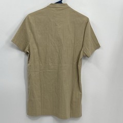 Kidoriman Tan Japanese Streetware Shirt STRETCH Embroidered Japan 3XL 38″ Chest