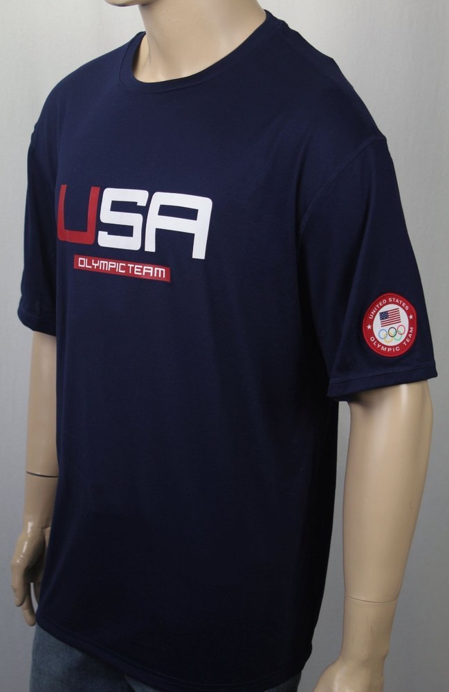 Polo Ralph Lauren Navy Blue Patriotic Olympic Crewneck Tee T-Shirt NWT