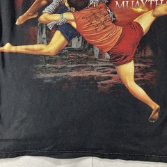 Vintage Rare Muay Thai Shirt Large Boxing Kickboxing UFC MMA Wrestling Thailand