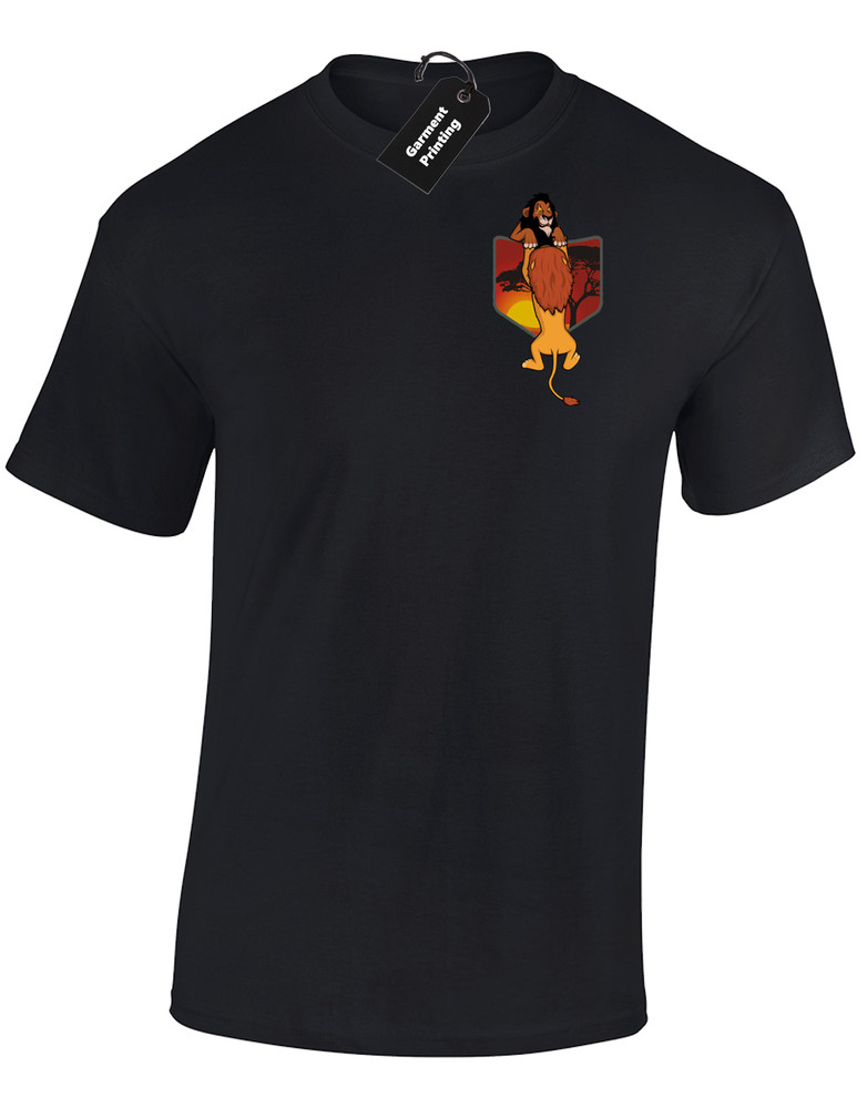 Mufasa And Scar In Pocket King Retro Classic Unisex T-Shirt