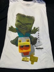 Minecraft Movie T-Shirt Men’s Chicken Jockey Short Sleeve Tee XL