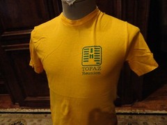 Vintage 90’s Gold Hanes Topaz Reunion Cotton T-shirt Fits Adult S RARE Nice