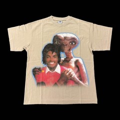Michael jackson and ET tshirt reprint_ vintage movie tshirt